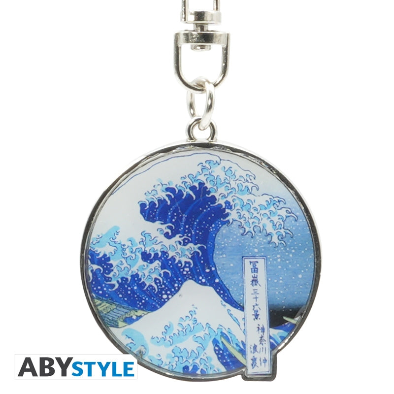ABYSTYLE HOKUSAI - Portachiavi:"Great Wave Abystyle