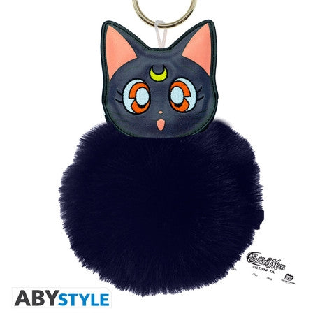 ABYSTYLE SAILOR MOON - Portachiavi Peluche: "Luna - Disponibile in 2/3 giorni lavorativi Abystyle