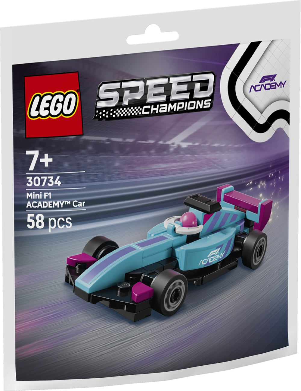 LEGO 30734 Speed Champions - Mini-auto F1 ACADEMY LEGO
