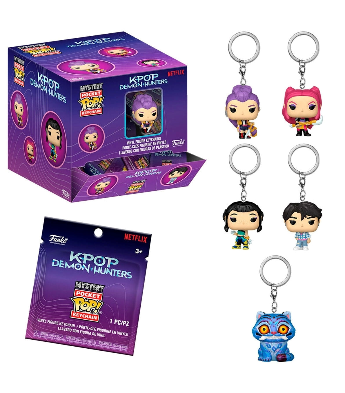 FUNKO POP Keychain Blind Animation: K-Pop Demon Hunters 12pz Funko