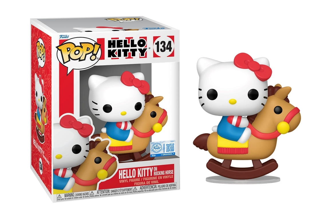 FUNKO POP Premium Hello Kitty - 134 Hello Kitty on Rocking Horse (Exclusive) Funko