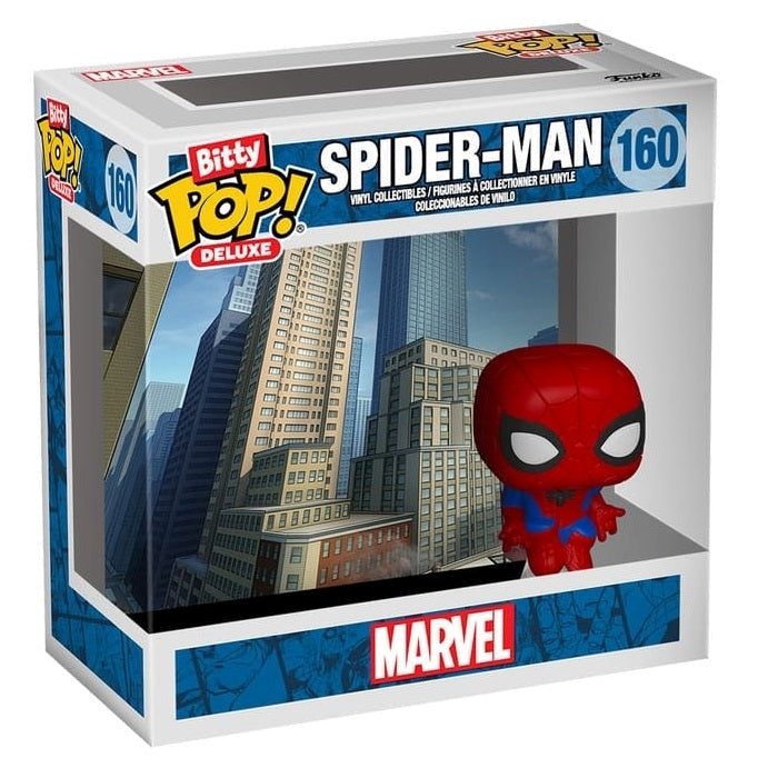 FUNKO Bitty POP Deluxe Marvel - 160 Spiderman (Cityscape) - Disponibile in 2/3 giorni lavorativi Funko