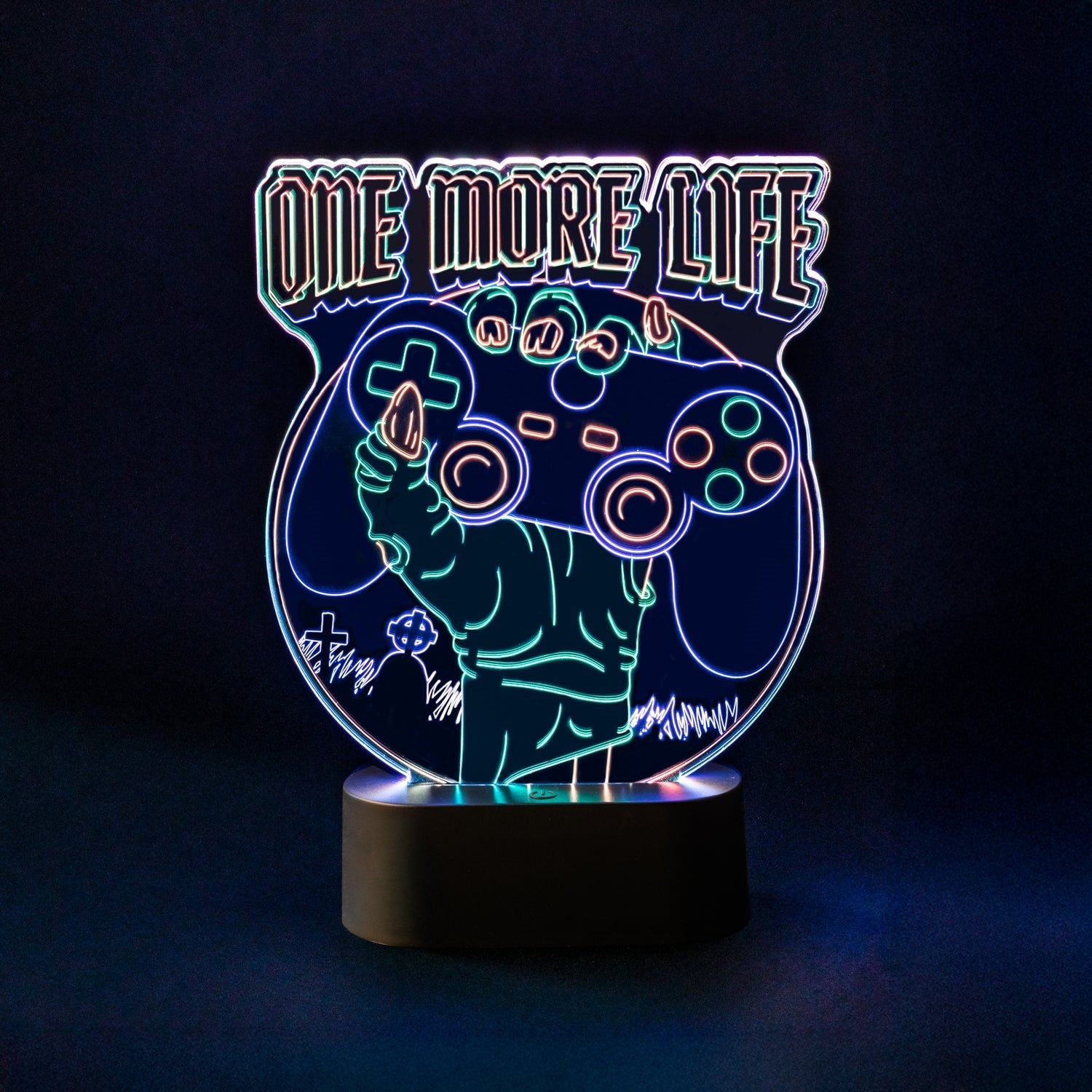 GAMERATION LAMPADA LED DA TAVOLO GAMERATION ONE MORE LIFE - Disponibile in 2/3 giorni lavorativi ERIK.