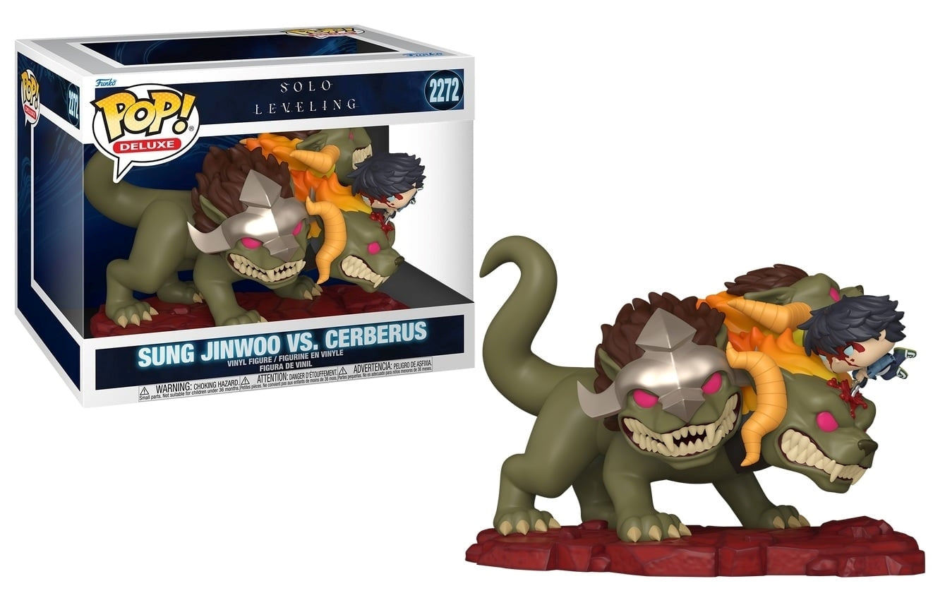 FUNKO POP Deluxe Animation: Solo Leveling - 2271 Sung Jinwoo VS Cerberus Funko