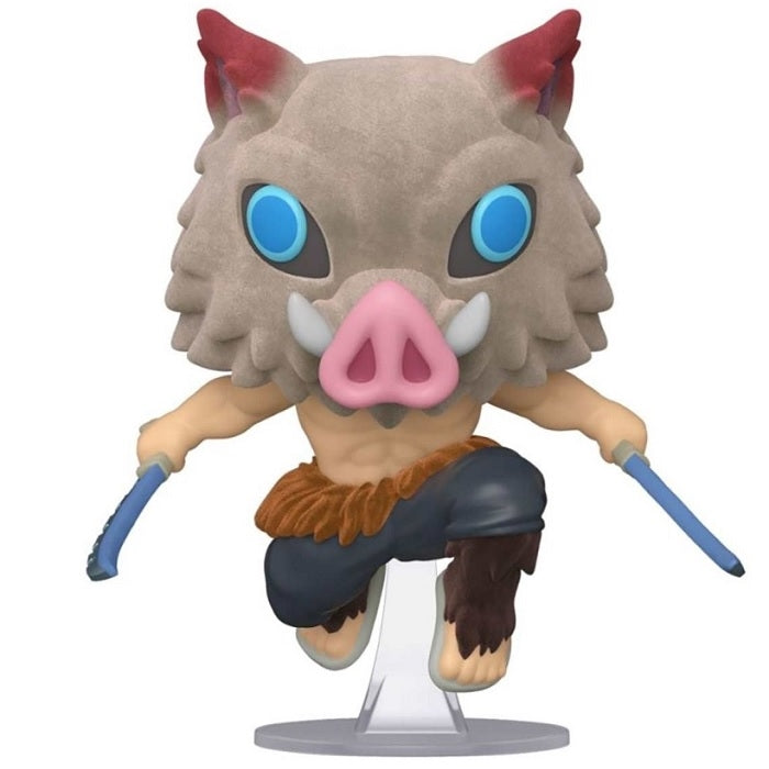 FUNKO POP Demon Slayer - 875 Inosuke Hashibira Flocked (Exclusive) 9cm Funko