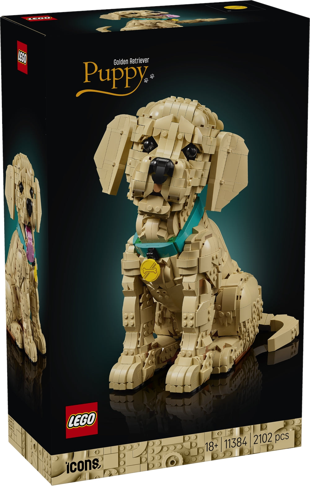 LEGO 11384 Icons - Cucciolo di Golden Retriever LEGO