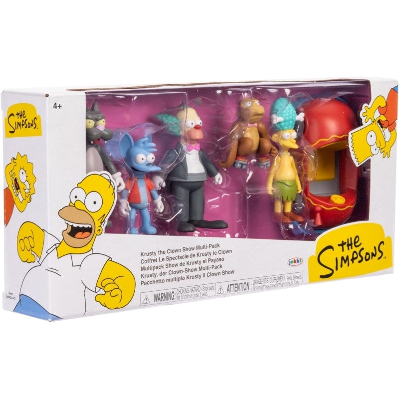 JAKKS PACIFIC The Simpson personaggi articolati 6 cm Krusty Multipack Jakks Pacific