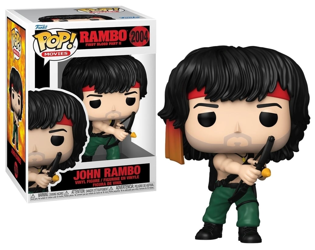 FUNKO POP Movies: Rambo 2 - 2004 John Rambo with bow 9cm Funko