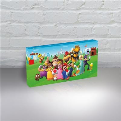 PYRAMID - SUPER MARIO (GROUP) LETTERBOX LIGHT UP CANVAS Pyramid