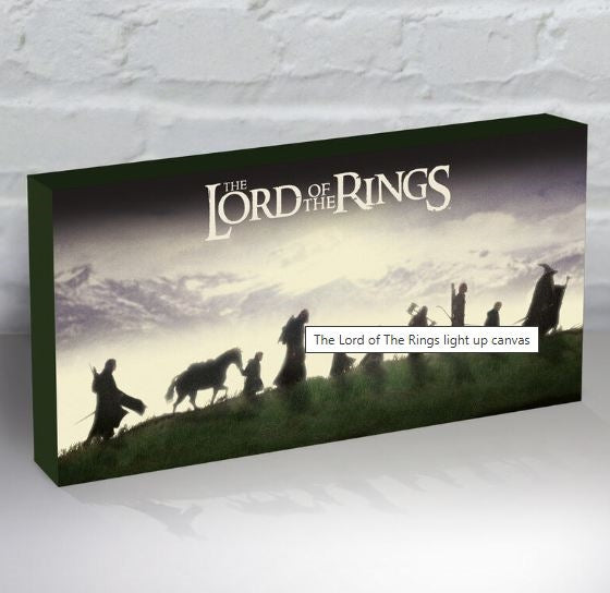 PYRAMID - LORD OF THE RINGS (THE OATHBREAKERS) LETTERBOX LIGHT UP CANVAS Pyramid
