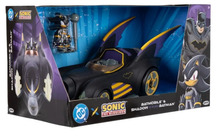 JAKKS PACIFIC DC X Sonic Shadow personaggio 13cm con Batmobile Jakks Pacific