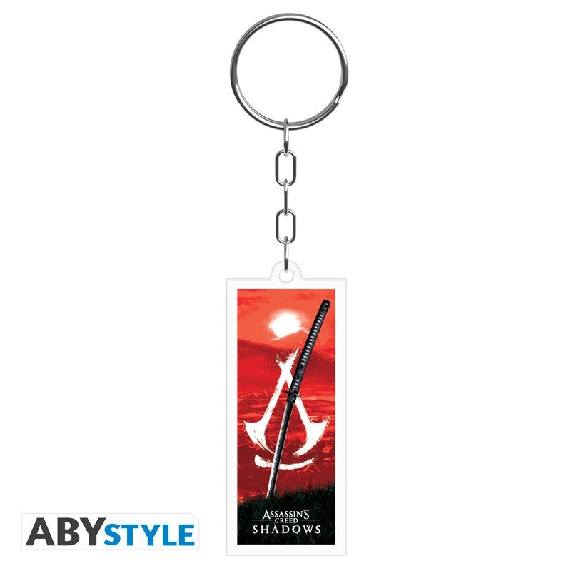 ABYSTYLE ASSASSIN'S CREED - Portachiavi Acrilico: "Crest Shadows - Disponibile in 2/3 giorni lavorativi Abystyle