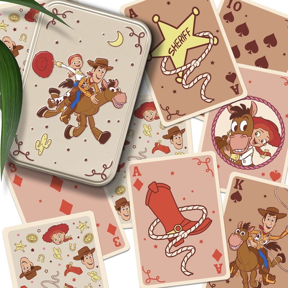 PALADONE Toy Story Cowboy Playing Cards in a Tin - Disponibile in 2/3 giorni lavorativi Paladone