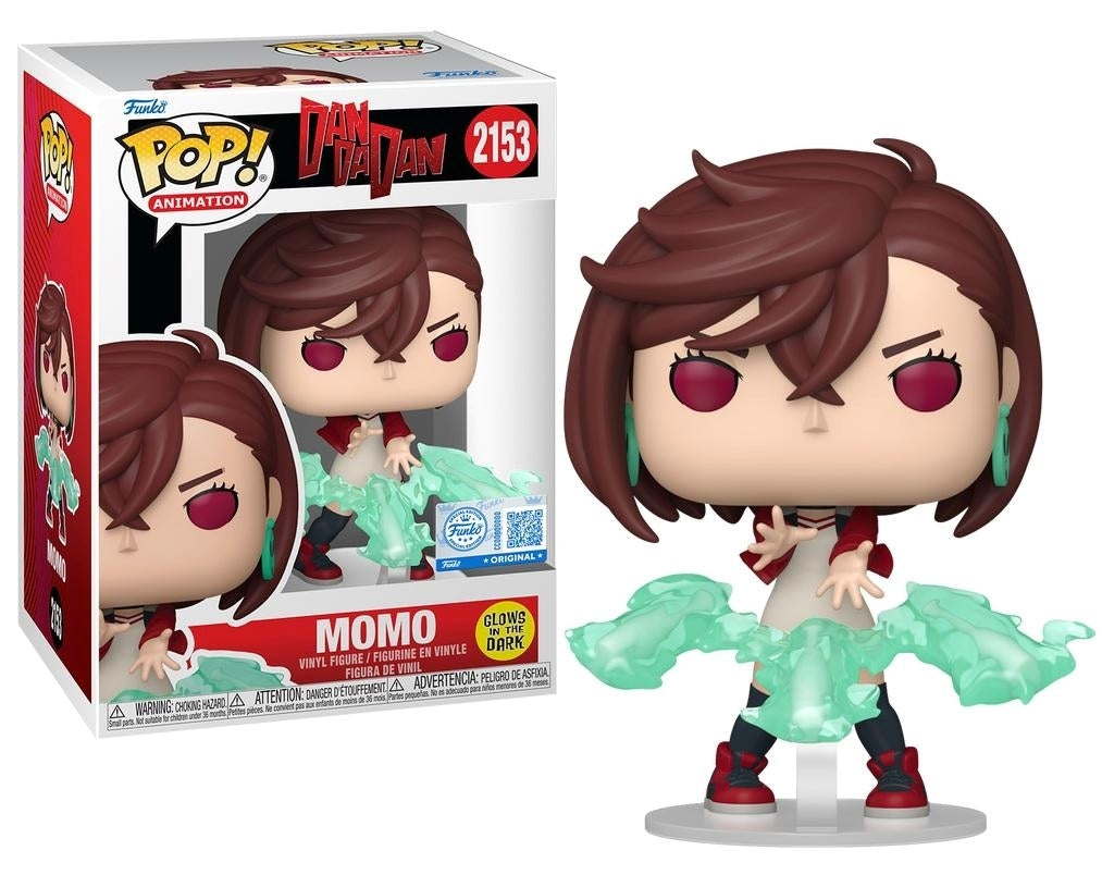 FUNKO POP Animation: Dan Da Dan - 2153 Momo (Glows in The Dark) (Exclusive) 9cm - Disponibile in 2/3 giorni lavorativi Funko