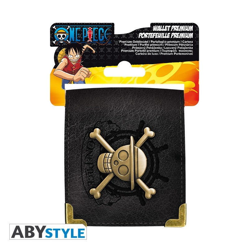 ABYSTYLE ONE PIECE - Portafoglio Premium : "Skull - Disponibile in 2/3 giorni lavorativi Abystyle
