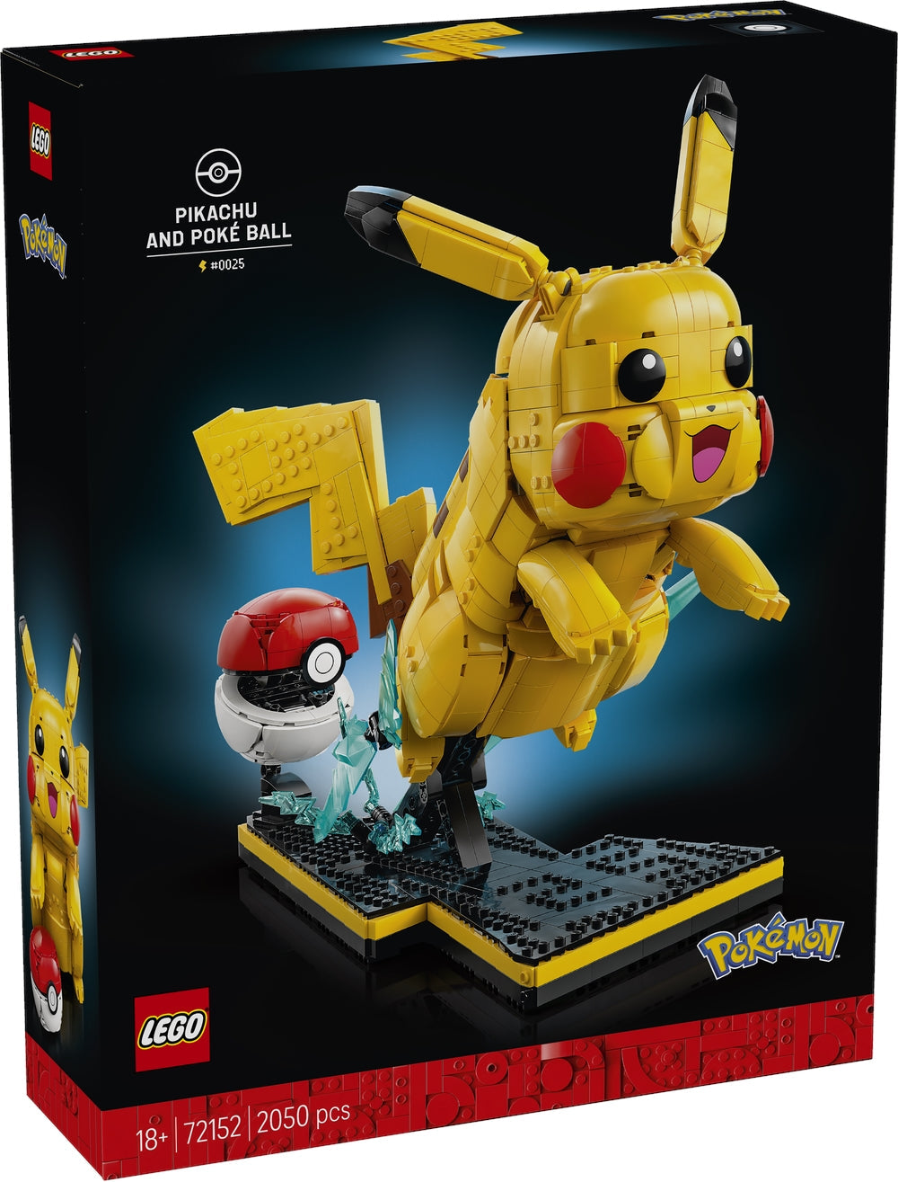 LEGO 72152 POKEMON - Pikachu e Poké Ball - Disponibile in 2/3 giorni lavorativi LEGO