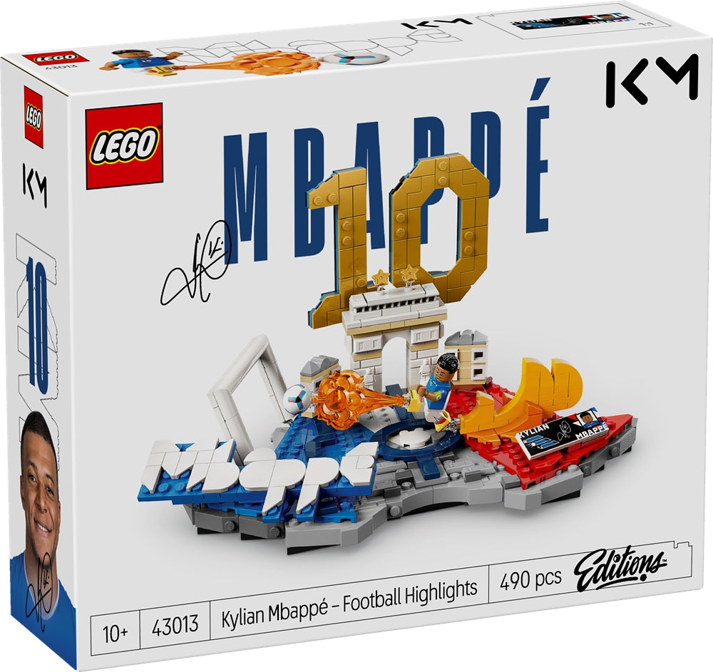 LEGO 43013 EDITIONS SPORTS - Kylian Mbappé - Highlights calcistici LEGO