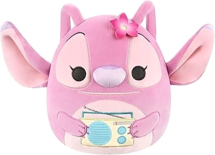 JAZWARES Squishmallows Disney: Lilo & Stitch - Angel Stitch With Stereo 25cm Jazwares