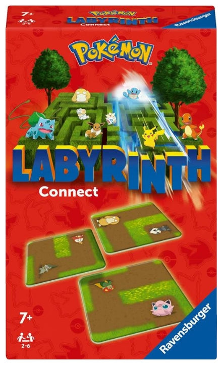 Pokemon Labyrinth Connect Card Game - Gioco da Viaggio Ravensburger