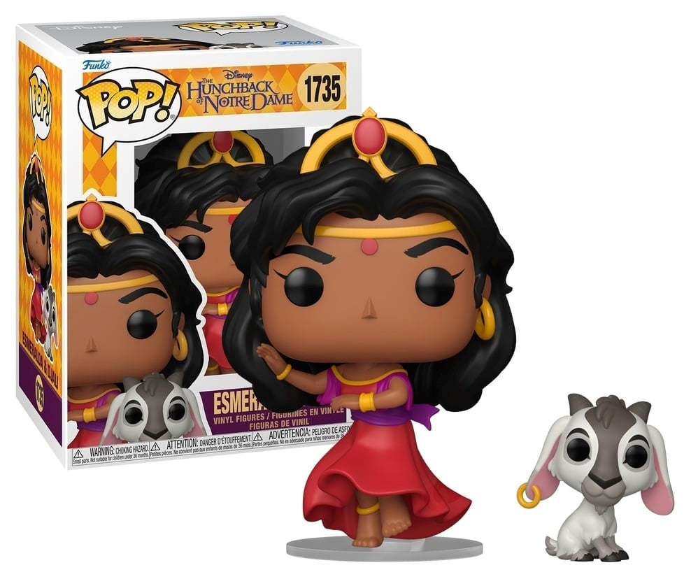 FUNKO POP Disney: The Hunchback of Notre Dame - 1735 Esmeralda & Djali 9cm Funko