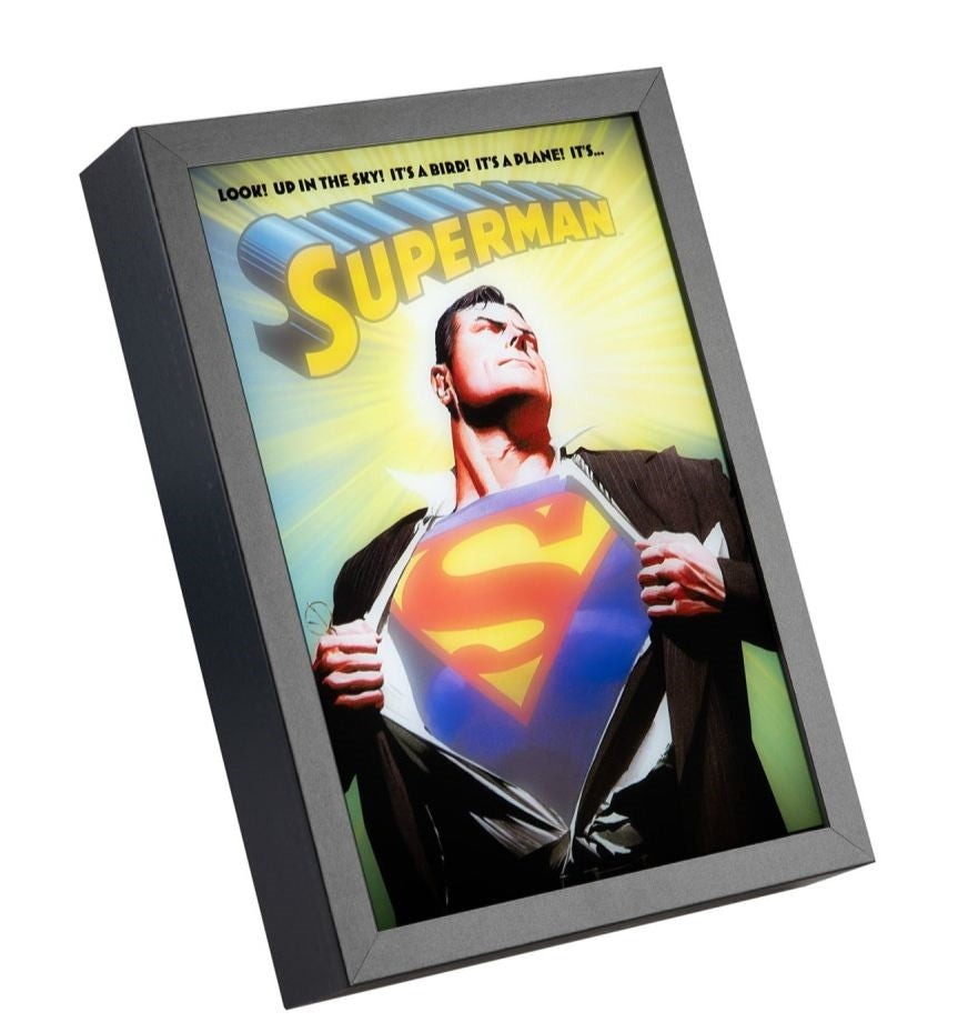 ERIK. STAMPA LED INCORNICIATA DC COMICS SUPERMAN ERIK.