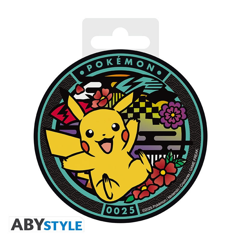 ABYSTYLE POKEMON - Sottobicchiere in ceramica: "Pikachu Abystyle