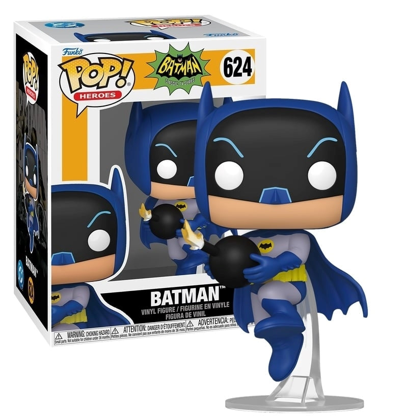 FUNKO POP Heroes: DC Comics Batman 1966 - 624 Batman With bomb 9cm Funko
