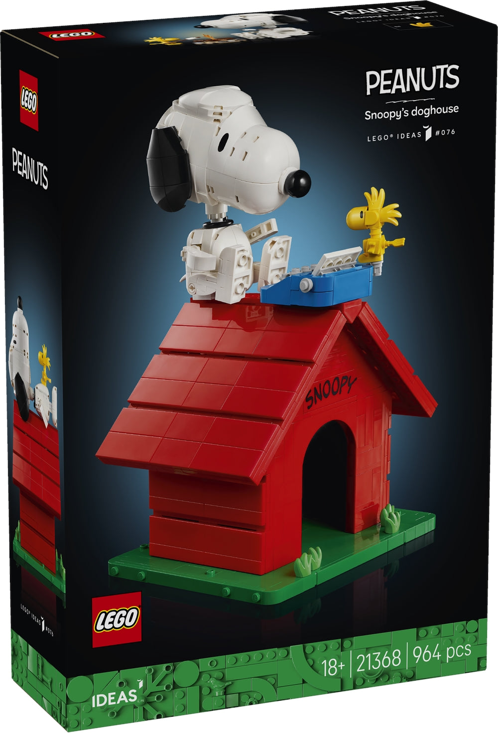 LEGO 21368 IDEAS - Peanuts: la cuccia di Snoopy - Disponibile in 2/3 giorni lavorativi LEGO