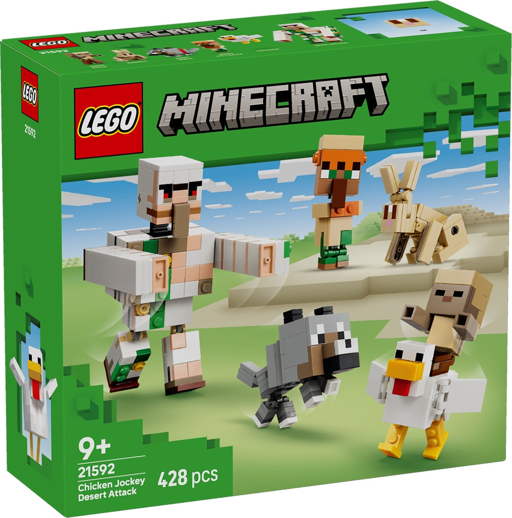 LEGO 21592 MINECRAFT - Attacco nel deserto del fantino di polli - Disponibile in 2/3 giorni lavorativi LEGO