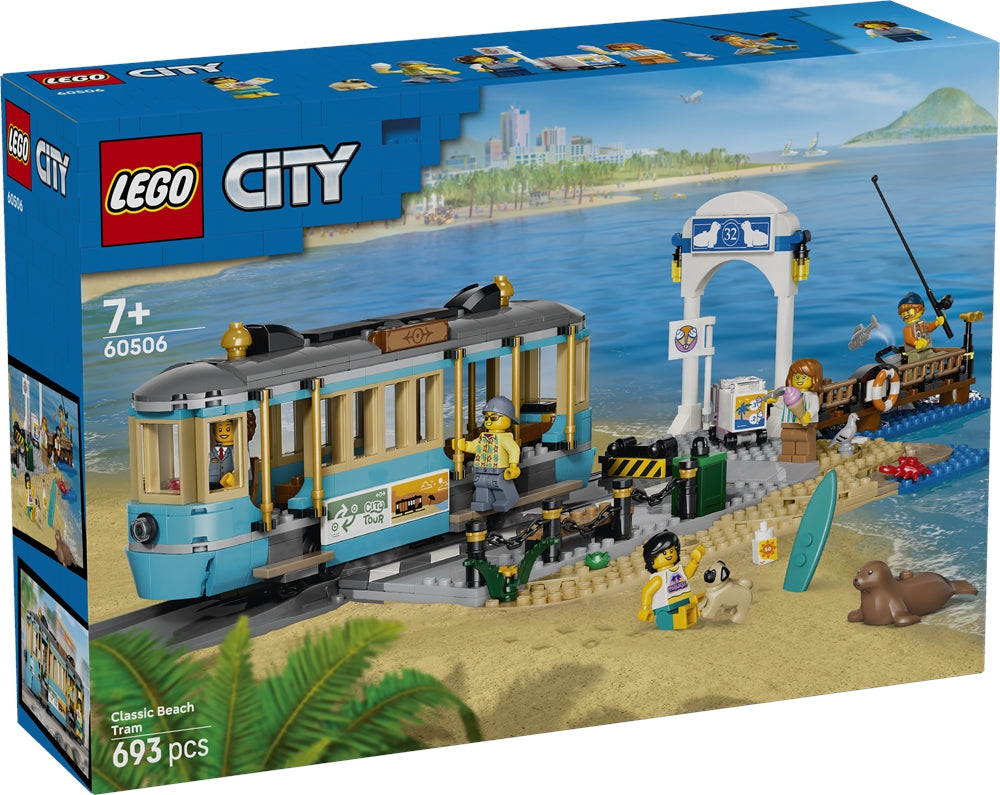 LEGO 60506 CITY - TrainsTram classico della spiaggia - Disponibile in 2/3 giorni lavorativi LEGO