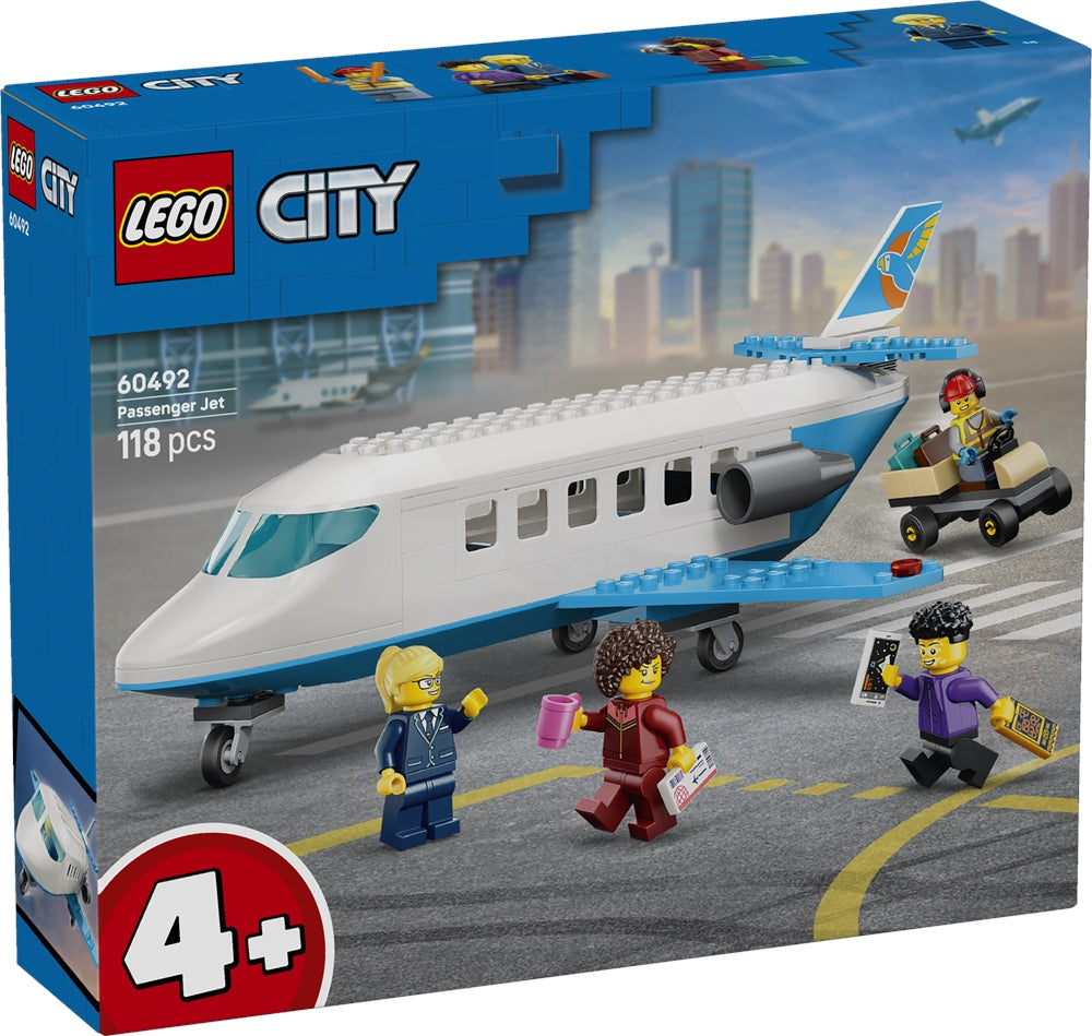 LEGO 60492 CITY - Jet passeggeri - Disponibile in 2/3 giorni lavorativi LEGO