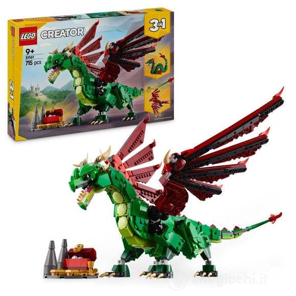 LEGO 31161 CREATOR - Drago medievale (SCATOLA DANNEGGIATA) - Disponibile in 2/3 giorni lavorativi LEGO