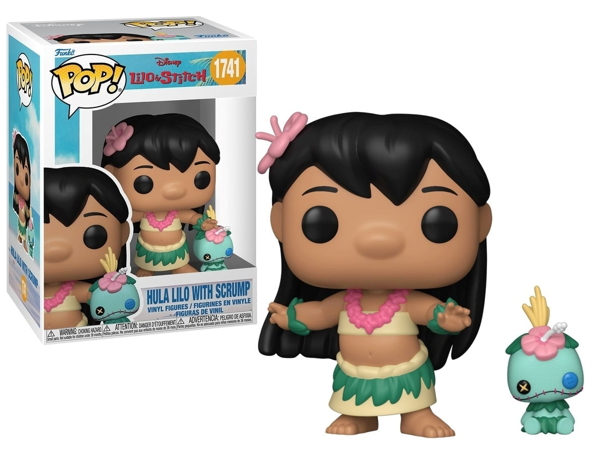 FUNKO POP Disney: Lilo & Stitch - 1741 Hula Lilo with Scrump 9cm - Disponibile in 2/3 giorni lavorativi Funko
