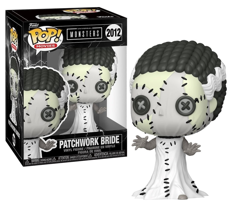 FUNKO POP Movies: Universal Monsters - 2012 Patchwork Bride of Frankenstein 9cm - Disponibile in 2/3 giorni lavorativi Funko