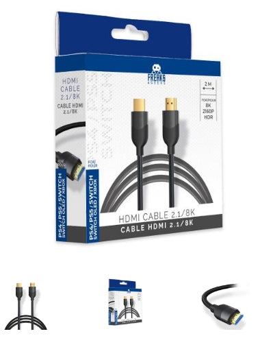 HDTV (HDMI) Cable 2.1 (2m) 8K (gift box) - Disponibile in 2/3 giorni lavorativi Trade Invaders