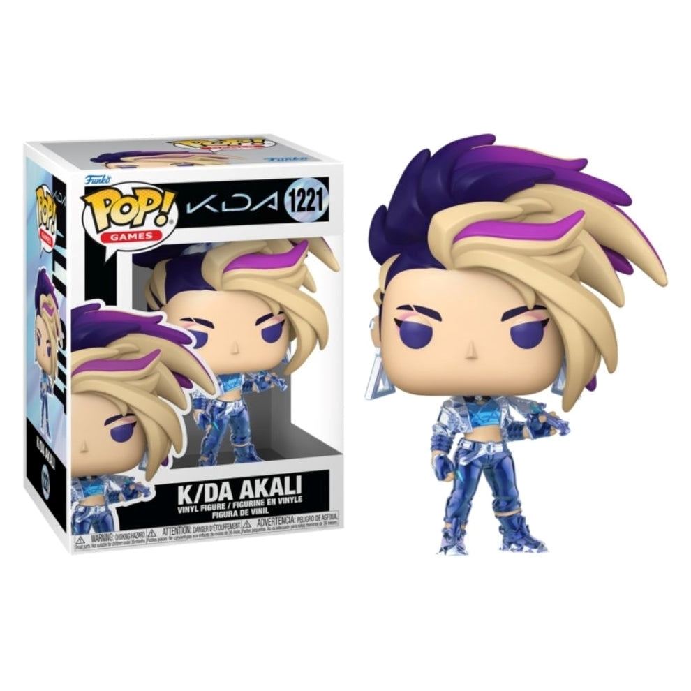 FUNKO POP Games: K/DA - 1221 K/DA Akali 9cm - Disponibile in 2/3 giorni lavorativi Funko