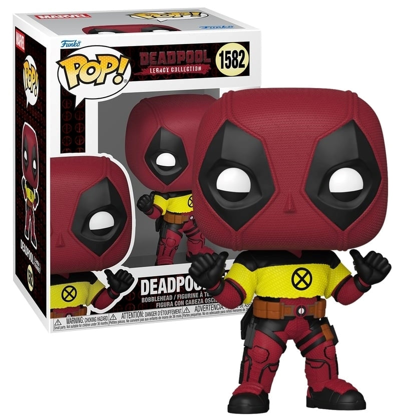 FUNKO POP Marvel: Deadpool Legacy - 1582 Deadpool With X-Men Shirt 9cm - Disponibile in 2/3 giorni lavorativi Funko