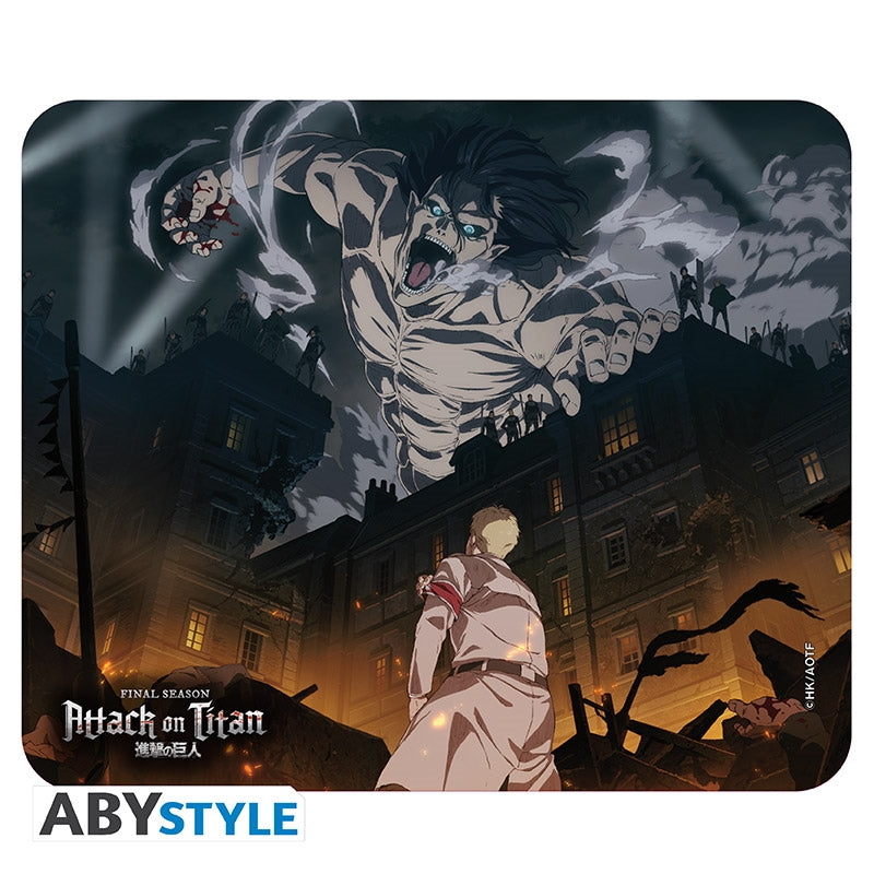 ABYSTYLE ATTACK ON TITAN - Mousepad: "Season 4 Key Art - Disponibile in 2/3 giorni lavorativi Abystyle