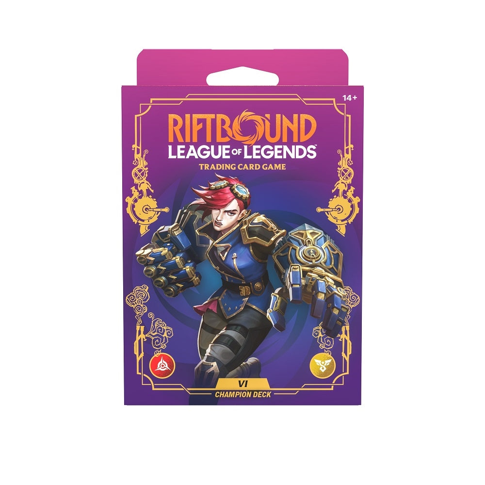 Riftbound: League of Legends TCG - Unleashed Champion Deck: Vi - Display (4 mazzi) - ENG Asmodee