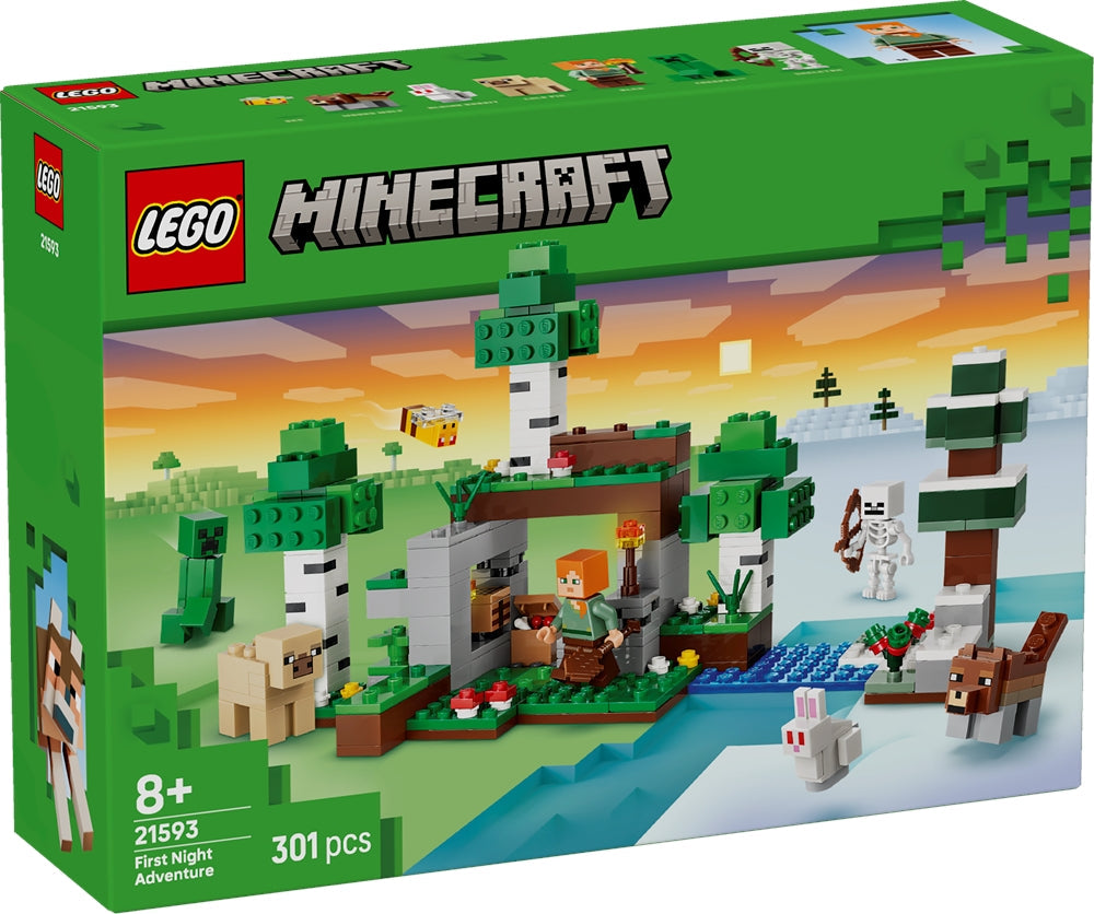 LEGO 21593 MINECRAFT - Avventura della prima notte LEGO