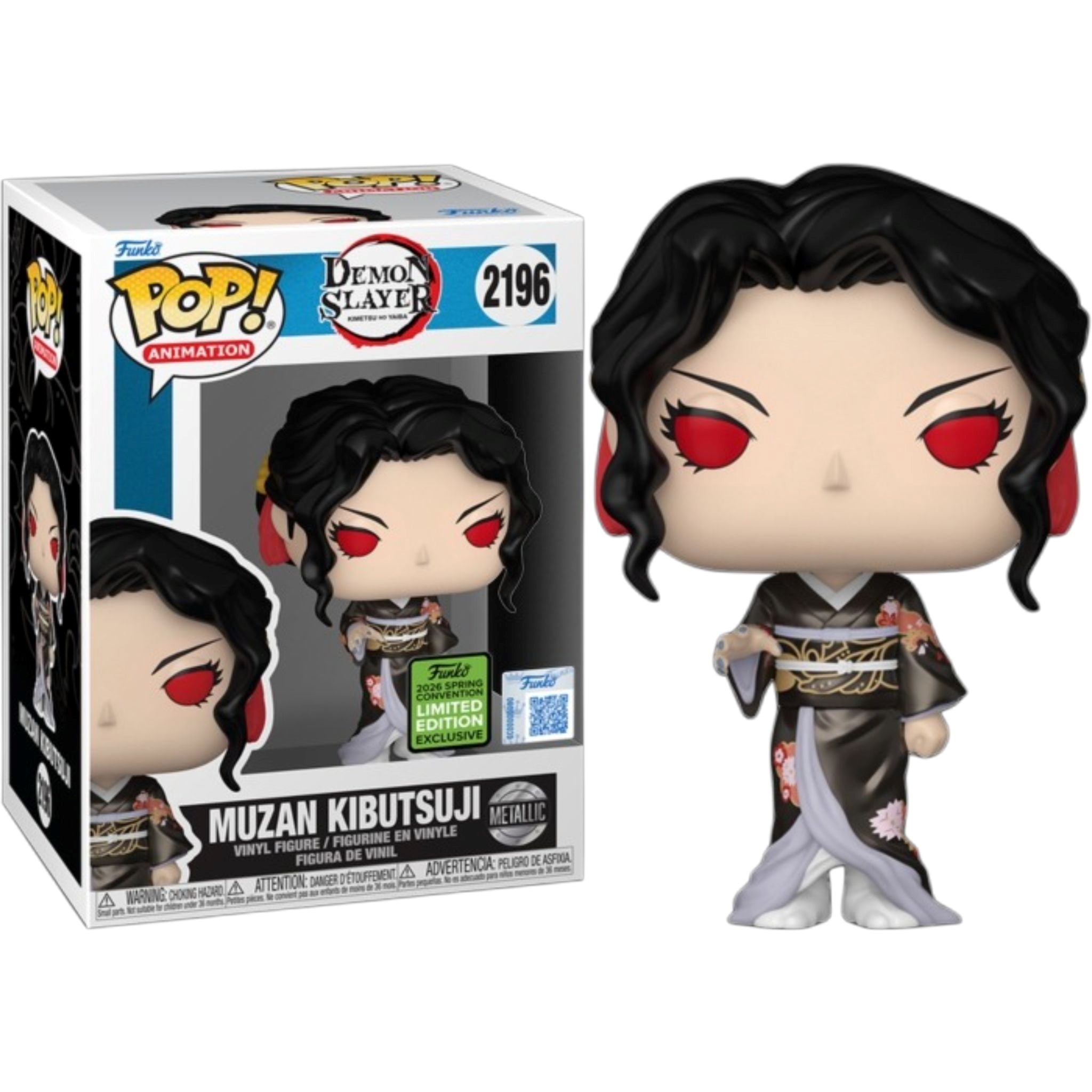 FUNKO POP Animation: Demon Slayer - 2196 Muzan Kibutsuji (Convention Exclusive) 9cm Funko