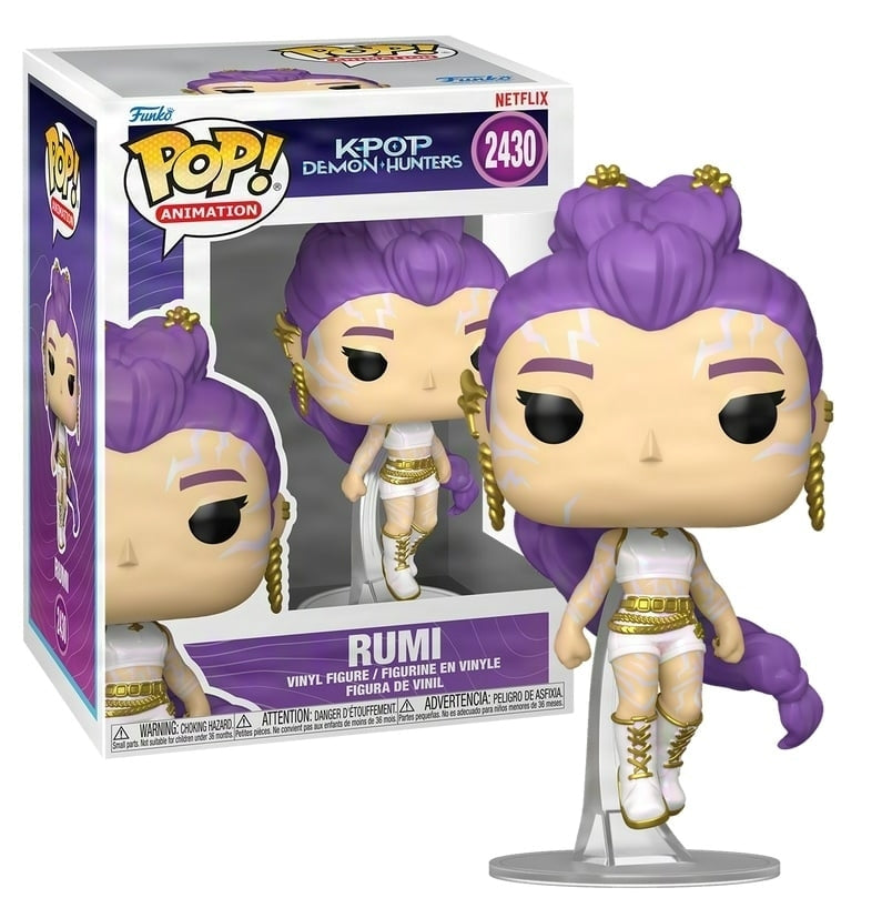 FUNKO POP Animation: Kpop Demon Hunters - 2430 Rumi with Chase GITD 9cm Funko
