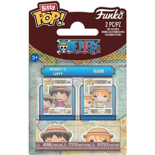 FUNKO Bitty POP 2-Pack One Piece - Monkey D. Luffy & Nami Funko