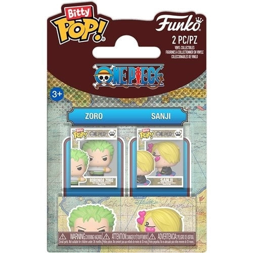 FUNKO Bitty POP 2-Pack One Piece - Zoro & Sanji Funko