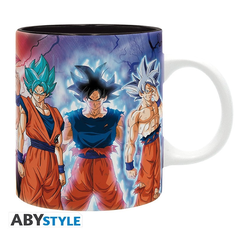 ABYSTYLE DRAGON BALL SUPER - Tazza 320 ml: "Goku transformations Abystyle