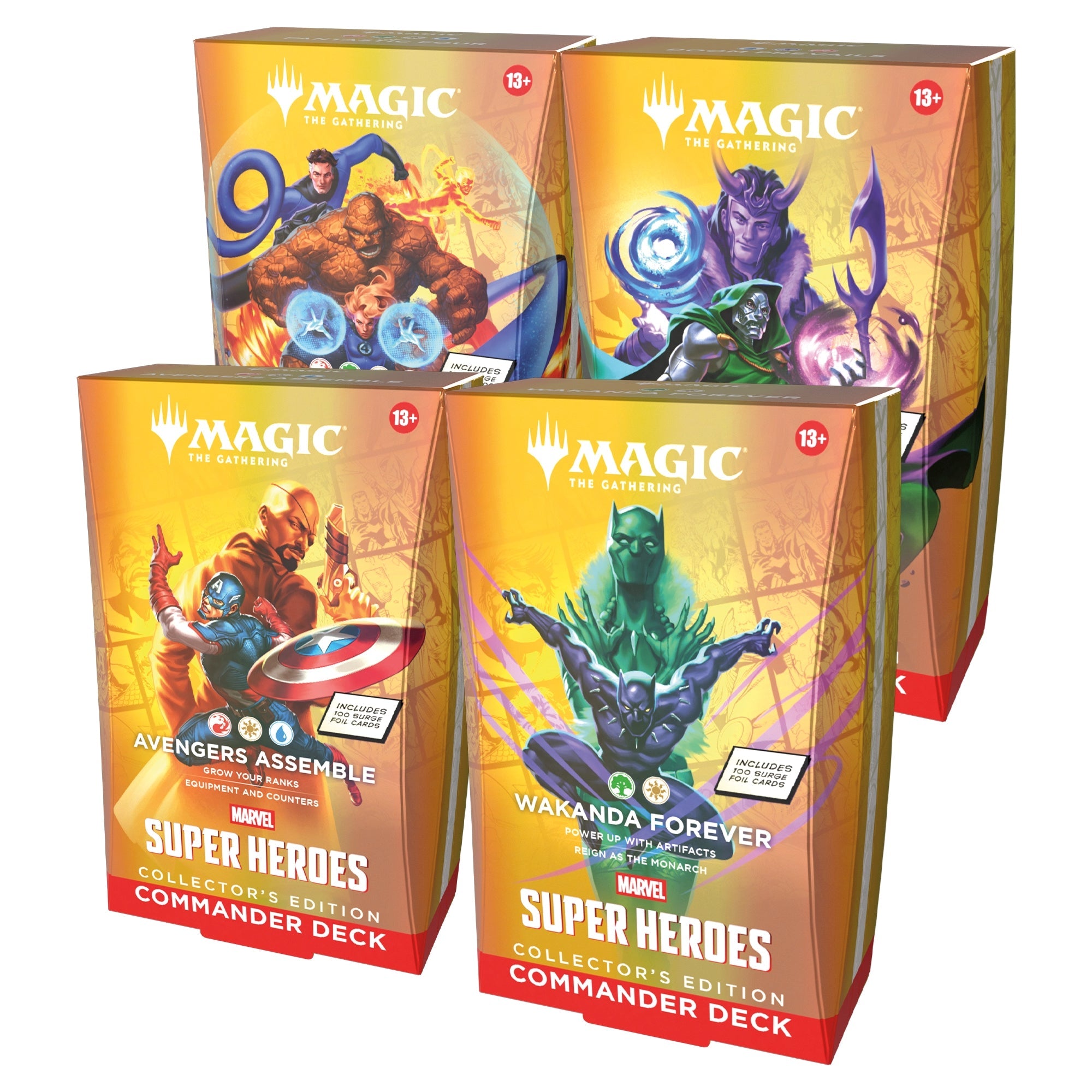 Magic: The Gathering - Marvel Super Heroes Collector's Commander Display (4 mazzi) - ENG Wizards
