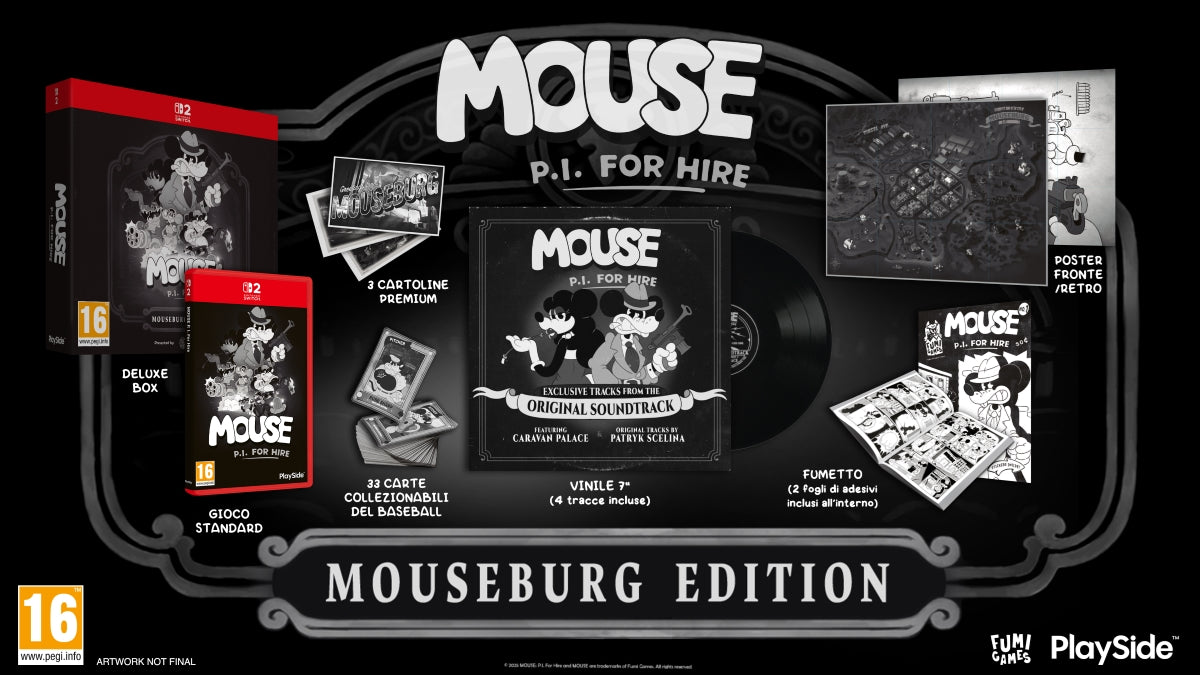 MOUSE P.I. For Hire Mouseburg Edition Cidiverte