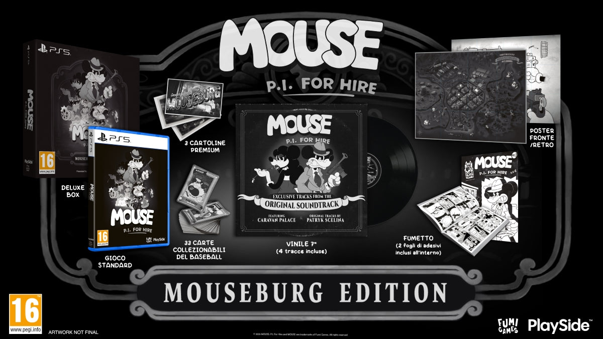 MOUSE P.I. For Hire Mouseburg Edition Cidiverte