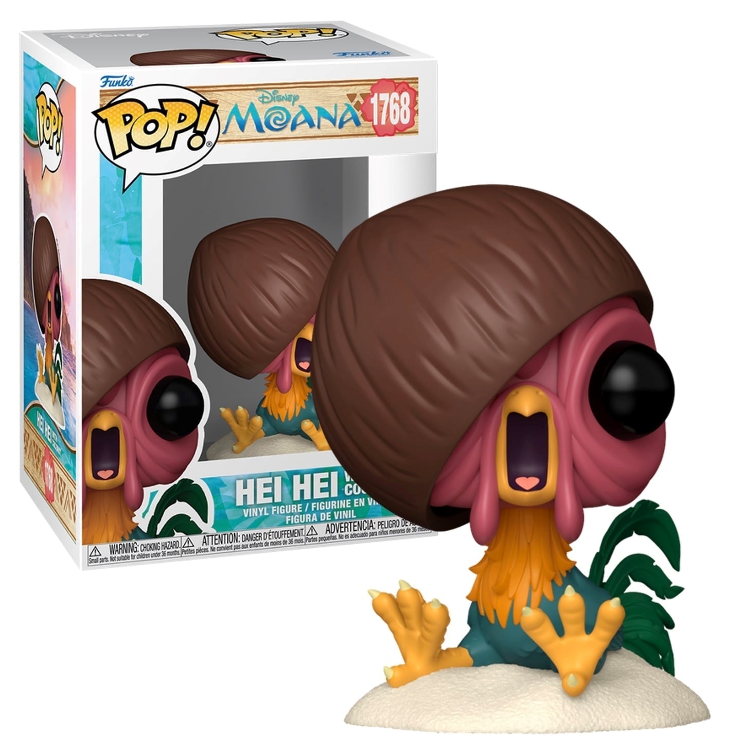 FUNKO POP Disney: Oceania - 1768 Hei Hei With Coconut 9cm Funko