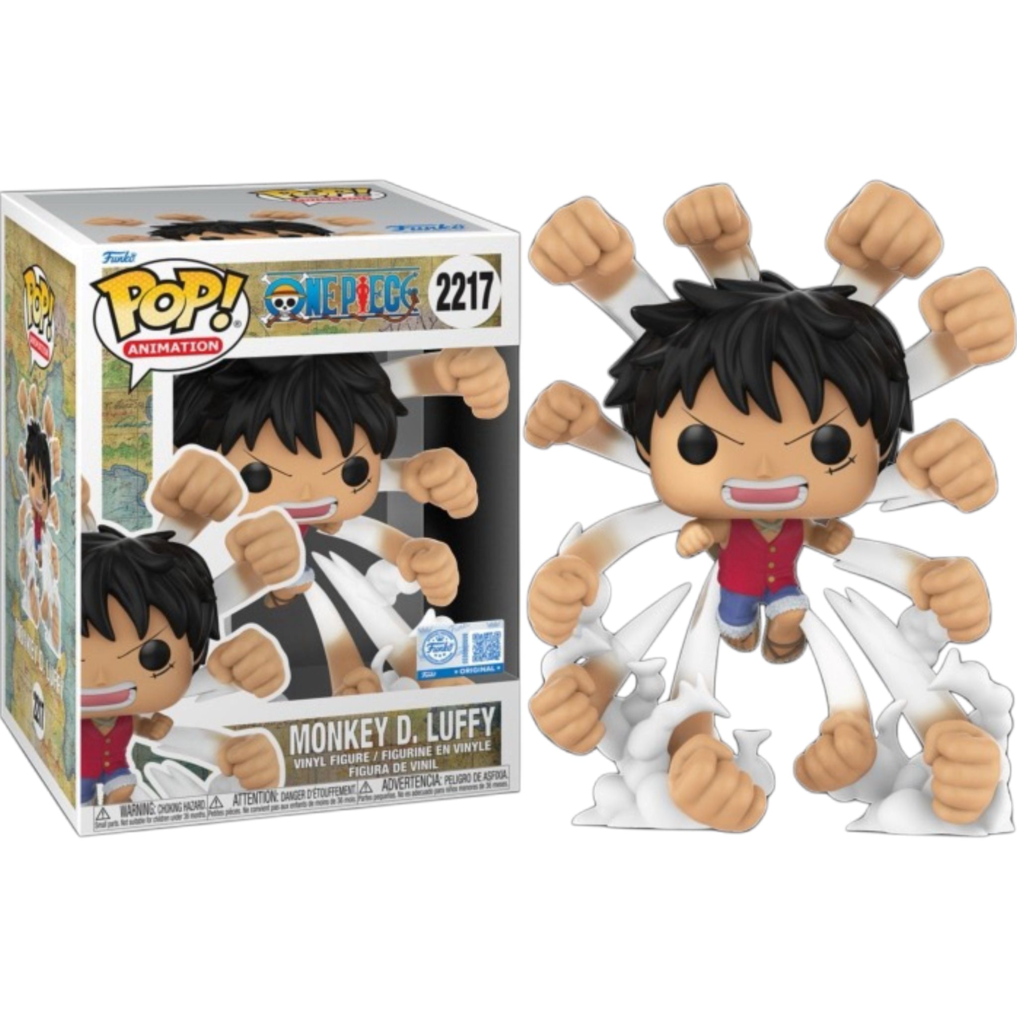 FUNKO POP Animation: One Piece - 2217 Monkey D. Luffy (Gatling) (Exclusive) 9cm Funko